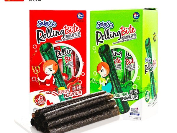 泰国喜乐口美人鱼香脆海苔卷系列