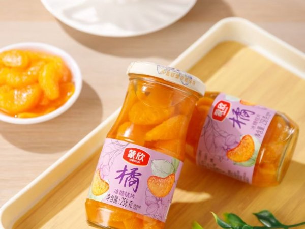 蒙欣258克水果罐头