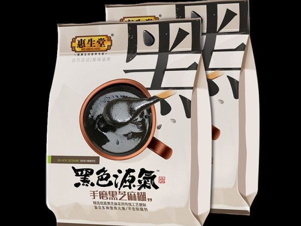 惠生堂现磨芝麻糊营养早餐冲饮即食小袋装高钙熟黑芝麻糊五谷代餐
