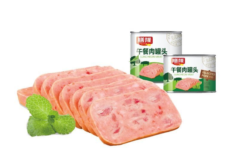 膳隆午餐肉罐头 图2