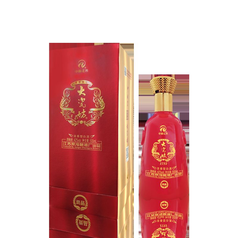 大瓷坊酒【贡品】 浓香型白酒 500mlX1X6/箱 图4