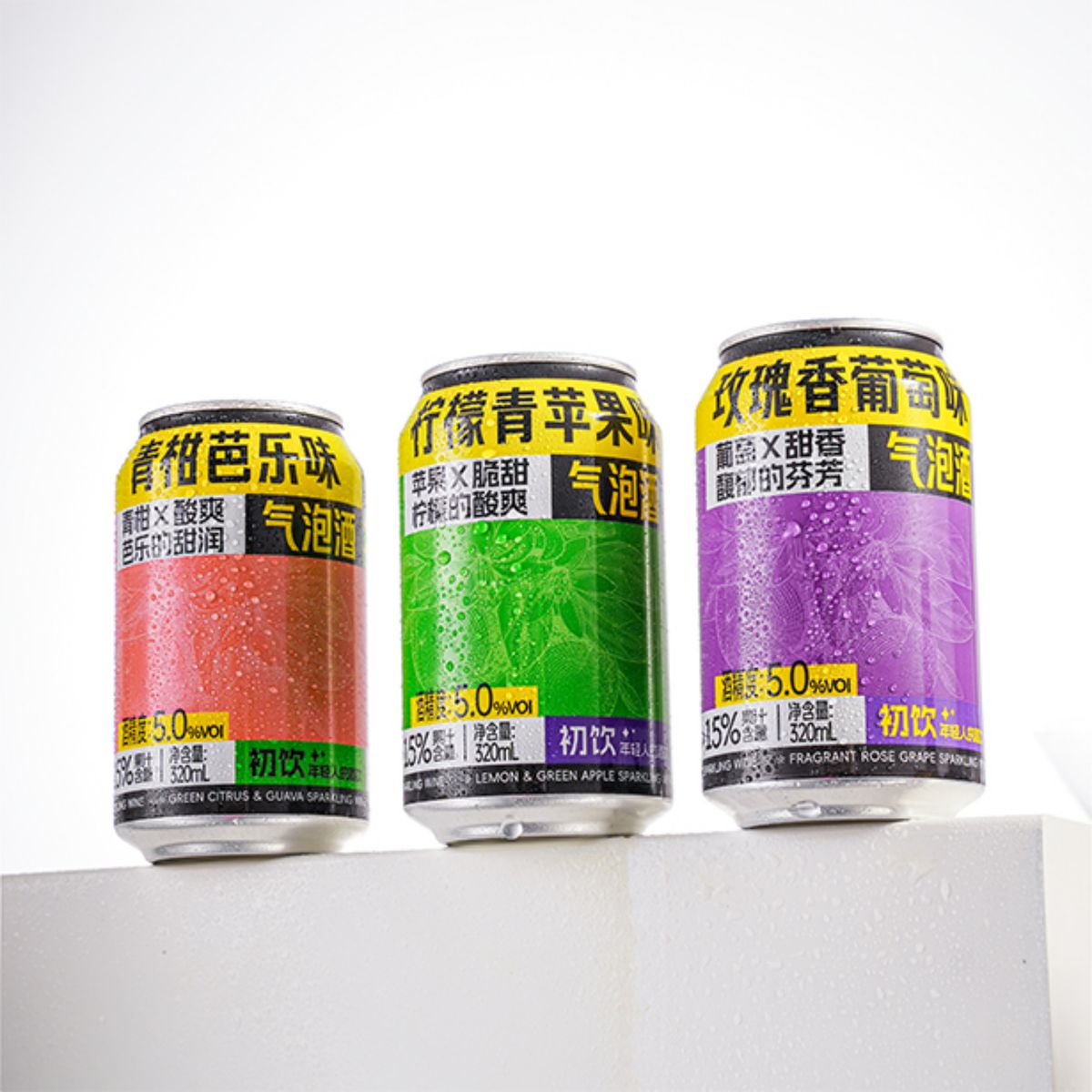 初饮果汁型气泡酒320ml 图2
