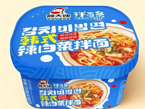 顾大嫂辣白菜盒装拌面150g- 