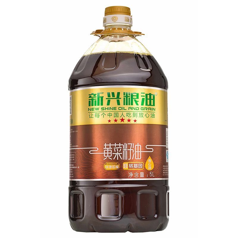 新兴粮油黄菜籽油5L 图3