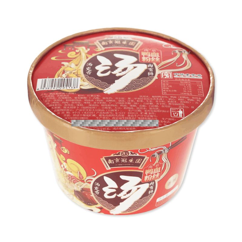 南京冠生园鸭血粉丝汤（香辣味） 图2