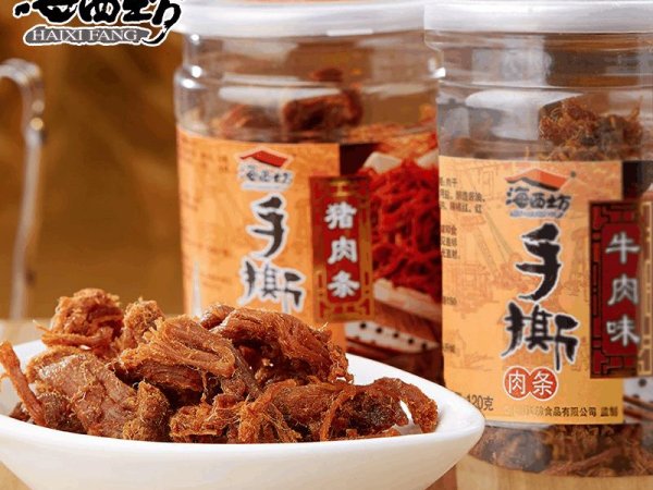海西坊厦门特产手撕猪肉条120g罐装办公室休闲零食小吃