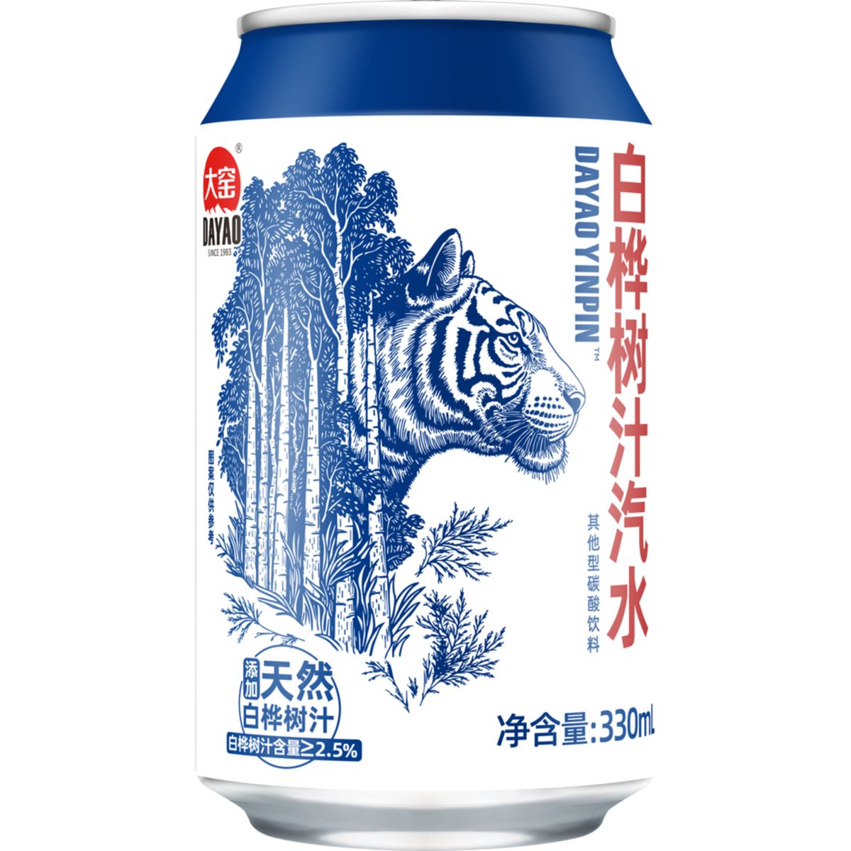大窑白桦树汁汽水330ml罐装 图3