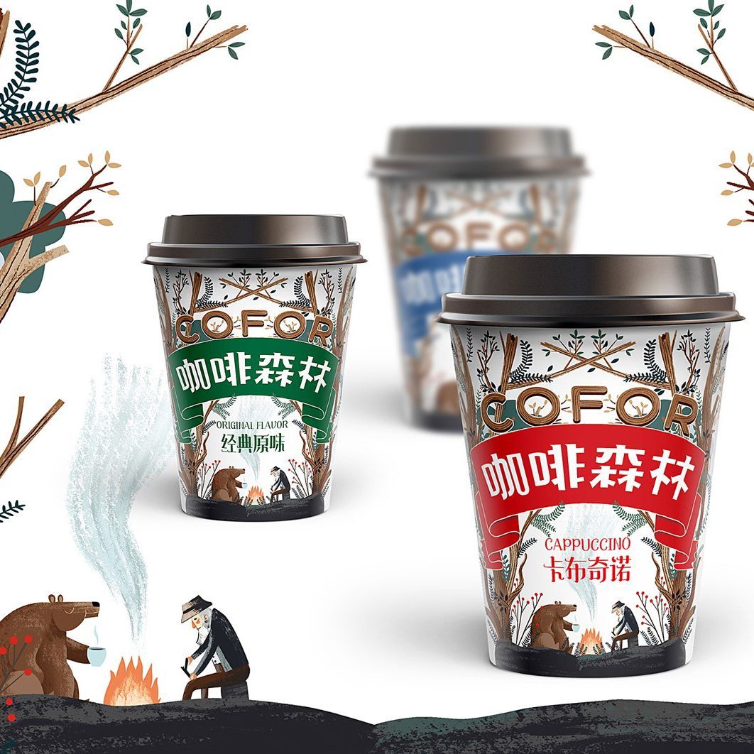 约吧咖啡森林-杯装即溶咖啡45g 图2