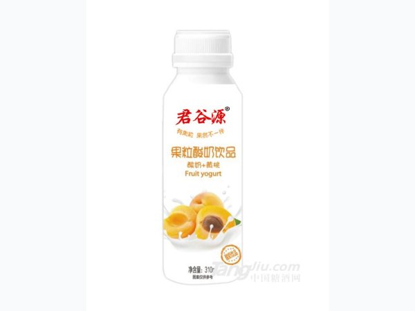 君谷源果粒酸奶+黄桃饮品