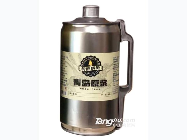 青岛原浆醇脉精酿2L
