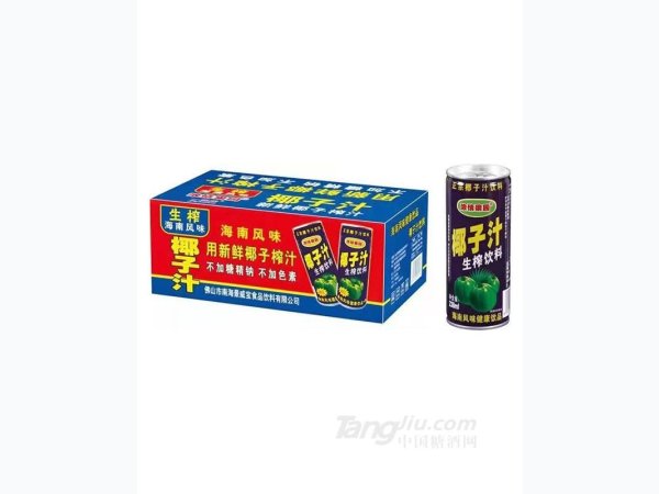 浓情果园生榨椰子汁238ml 图1