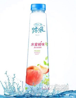 踏浪-水蜜桃苏打水-500ml