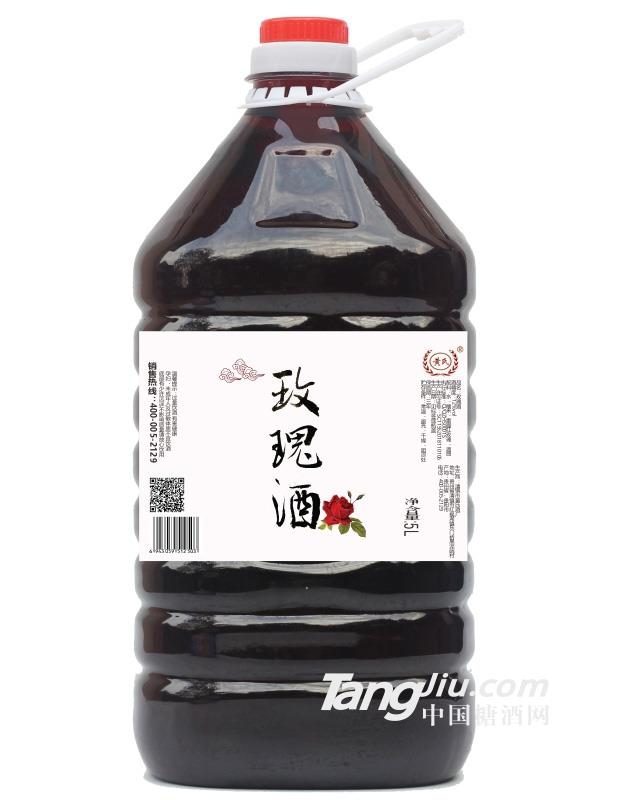 12&deg;黄氏玫瑰酒（桶装）-5L