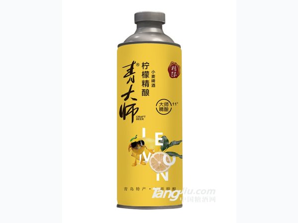 青大师-柠檬精酿小麦啤酒1L