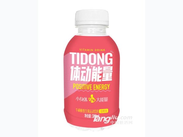 体动能量牛磺酸维生素运动饮料蜜桃味320ml