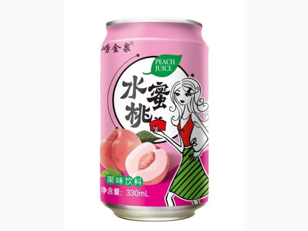 崂金泉水蜜桃果味饮料
