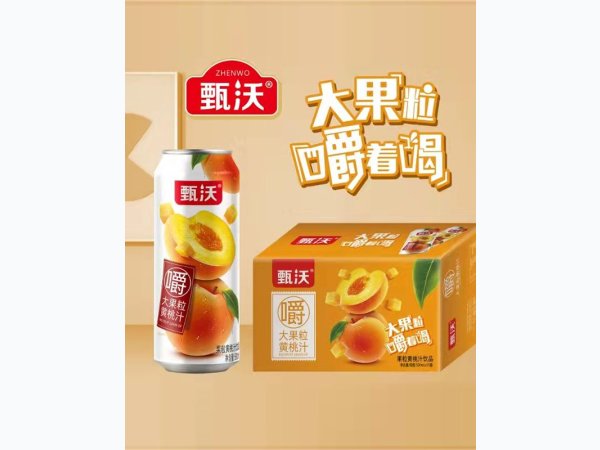 甄沃-大果粒黄桃汁500ml