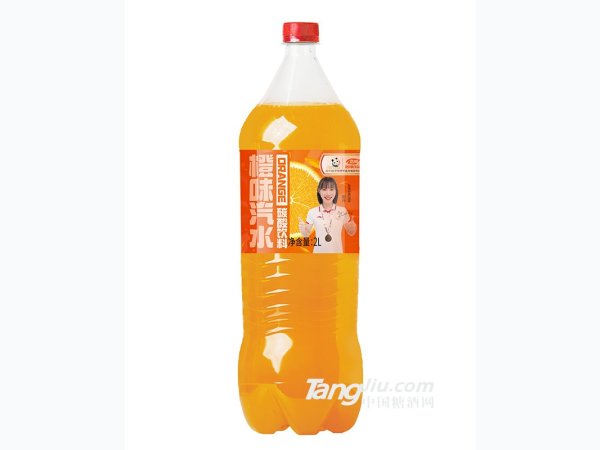 橙味汽水2L