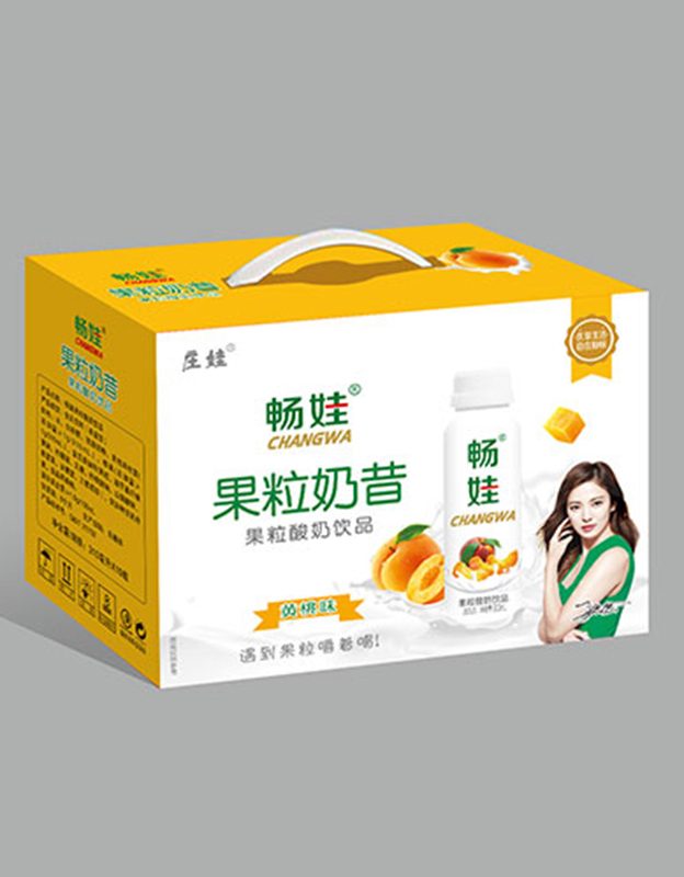 畅娃果粒酸奶饮品黄桃味