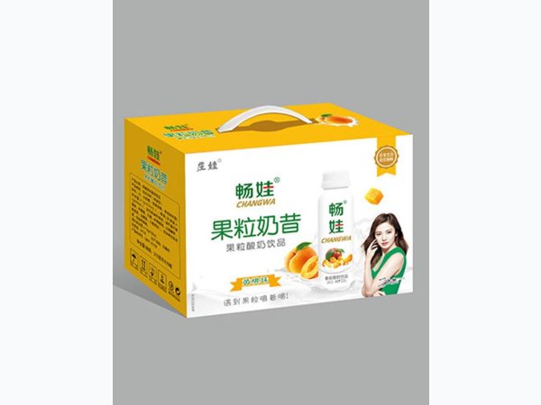 畅娃果粒酸奶饮品黄桃味