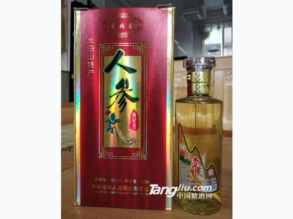 东北蒙人参枸杞酒42度-500ml