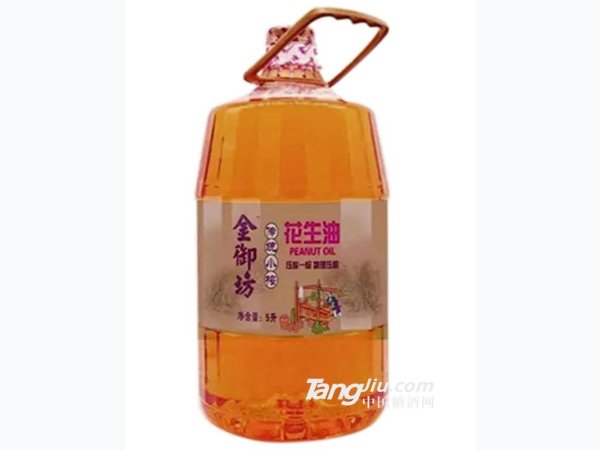 金御坊传统小榨花生油-5L