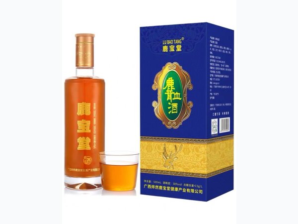 鹿宝堂鹿茸血酒福运38&deg;