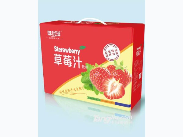 味优滋草莓汁饮料