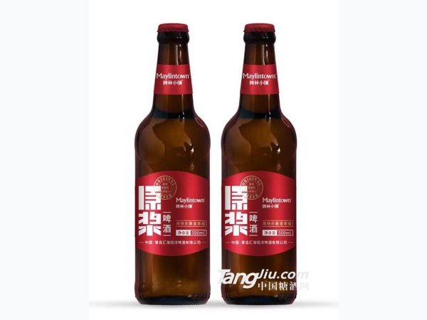 美林小镇原浆啤酒500ml 图2