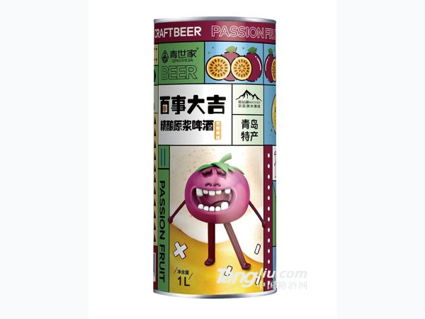 青世家-百事大吉精酿原浆啤酒1L