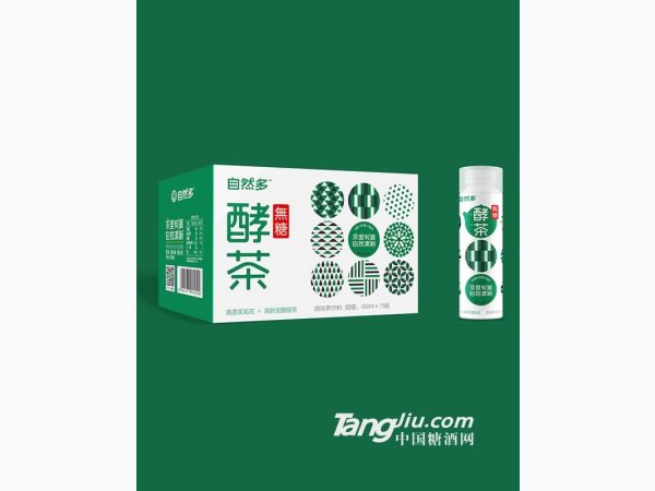 自然多&middot;酵茶无糖450ml