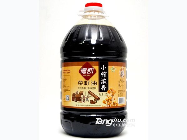 小榨浓香菜籽油-12.5L