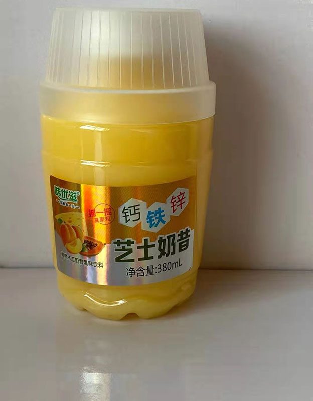 味优滋黄桃木瓜芝士奶昔380ml&times;15瓶