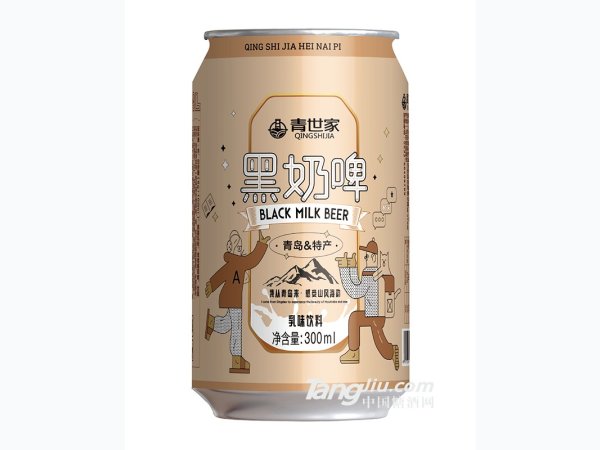 青世家-黑奶啤300ml