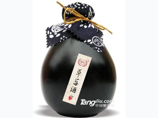 12&deg;黄氏草莓酒（黑坛）-500ml