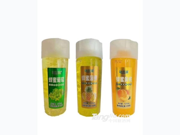 味优滋蜂蜜果粒果汁饮料