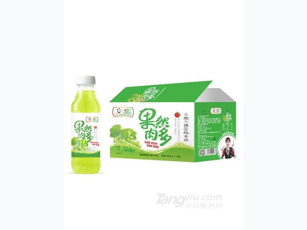 果然肉多葡萄复合果汁饮料450ml