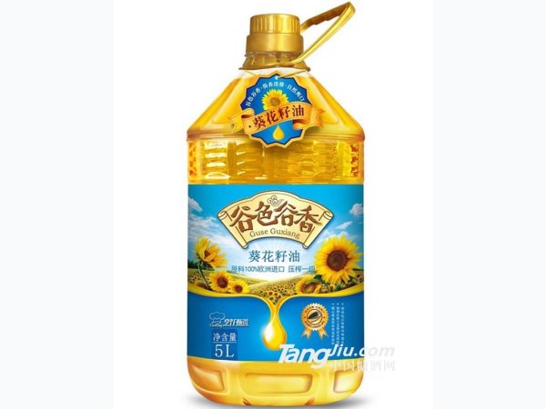 谷色谷香葵花籽油 5L