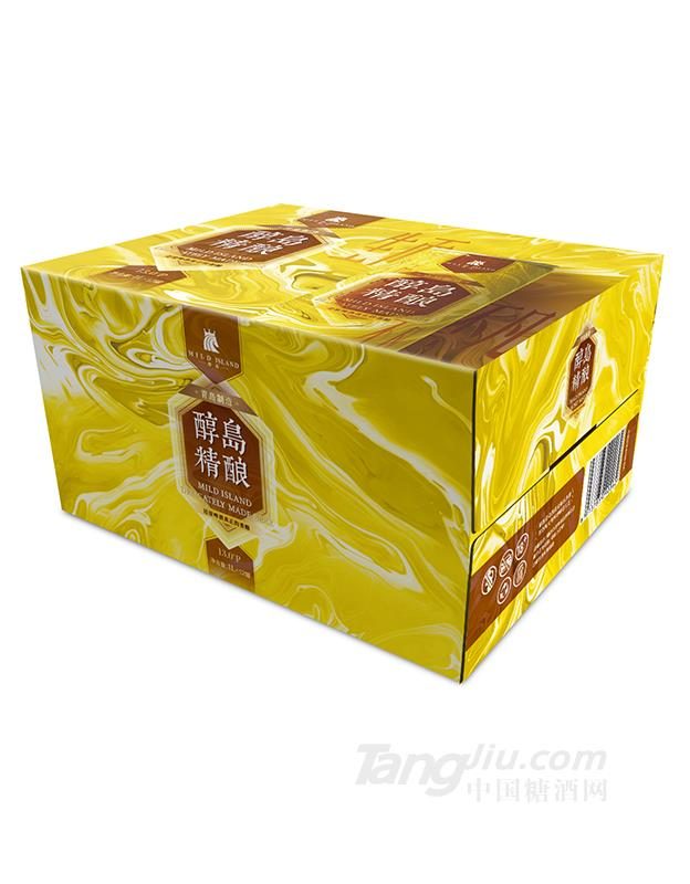 醇岛精酿黄啤1L&times;12罐