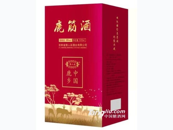 38&deg;鹿筋酒盒装-500ml