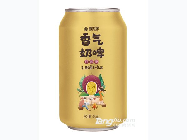 青世家-香气奶啤百香果味300ml