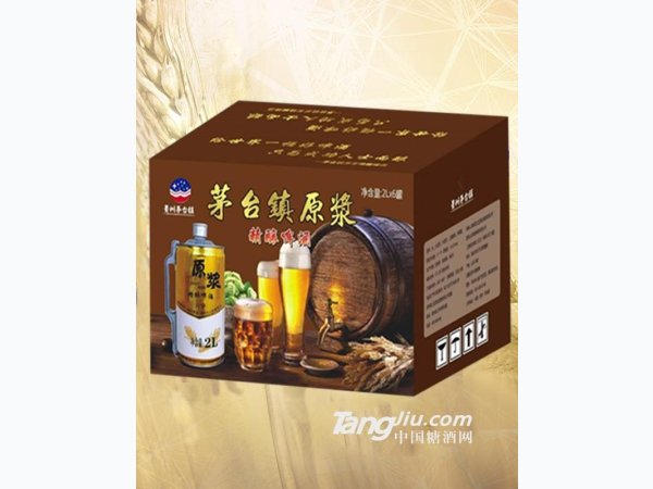 茅台原浆精酿啤酒2L&times;6瓶