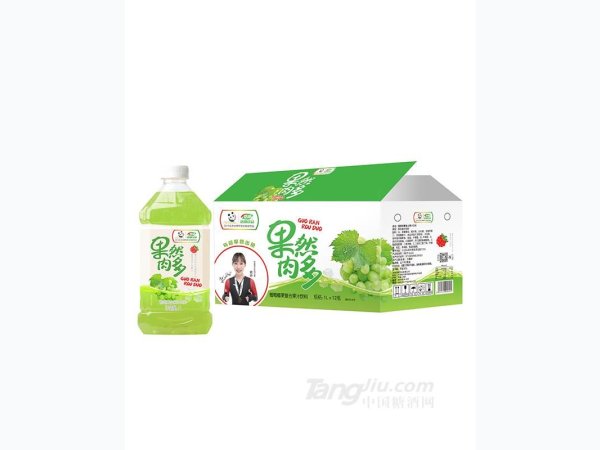 果然肉多葡萄复合果汁饮料1L