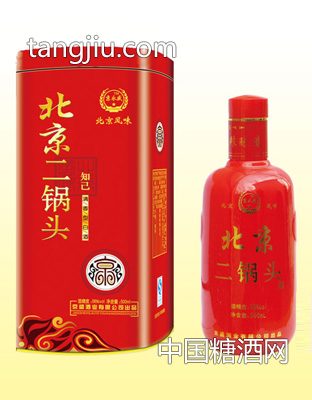 北京二锅头 56度500mLx6 铁盒.