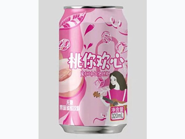 桃你欢心蜜桃味气泡饮料