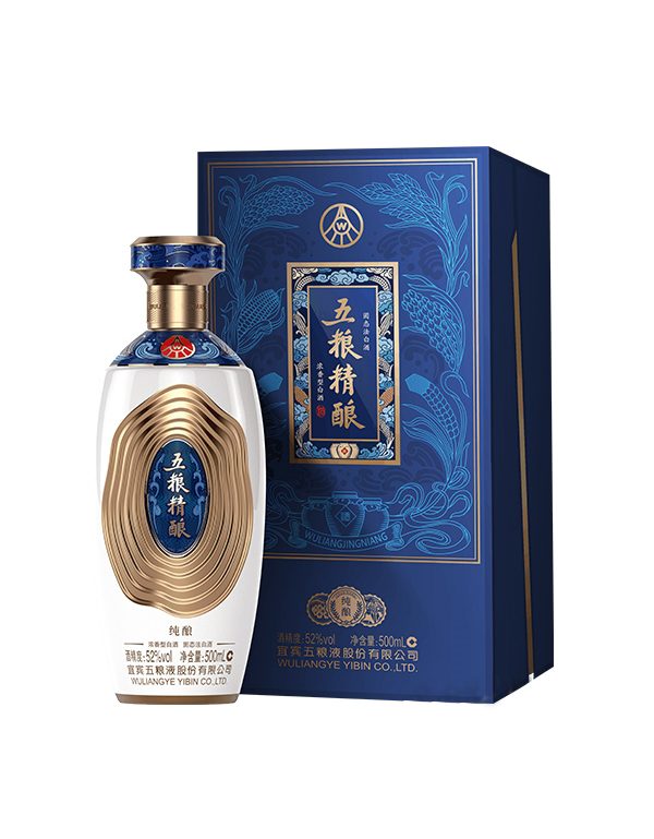 五粮精酿酒纯酿52度