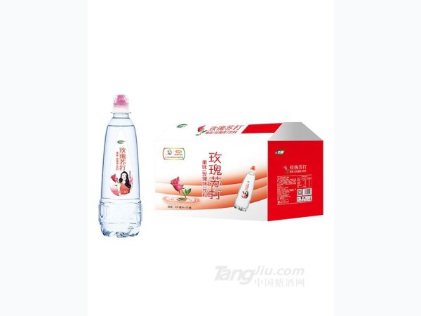 玫瑰苏打水500ml