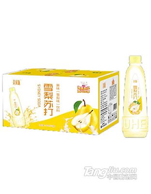 美果派雪梨苏打果味饮料400mlx24瓶