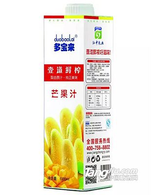 多宝来芒果汁1kg