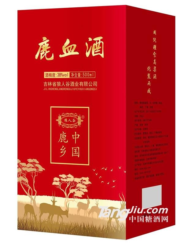 38&deg;鹿血酒盒装-500ml
